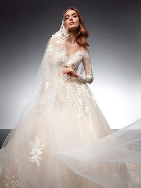 AZORES | A-line wedding dress | Nicole Milano