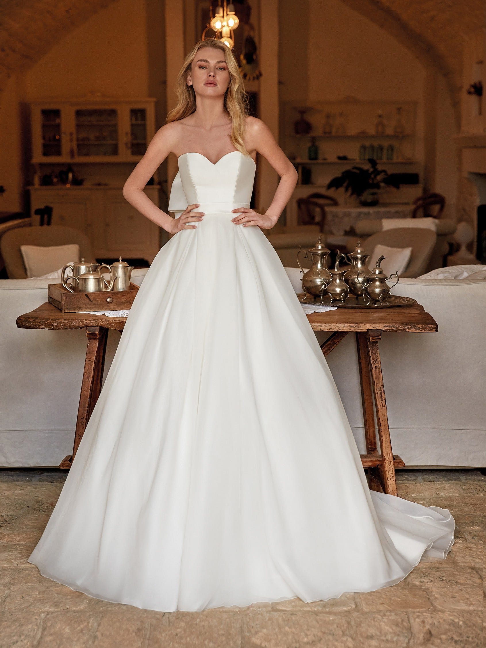 ELAINE Princess cut wedding dress Nicole