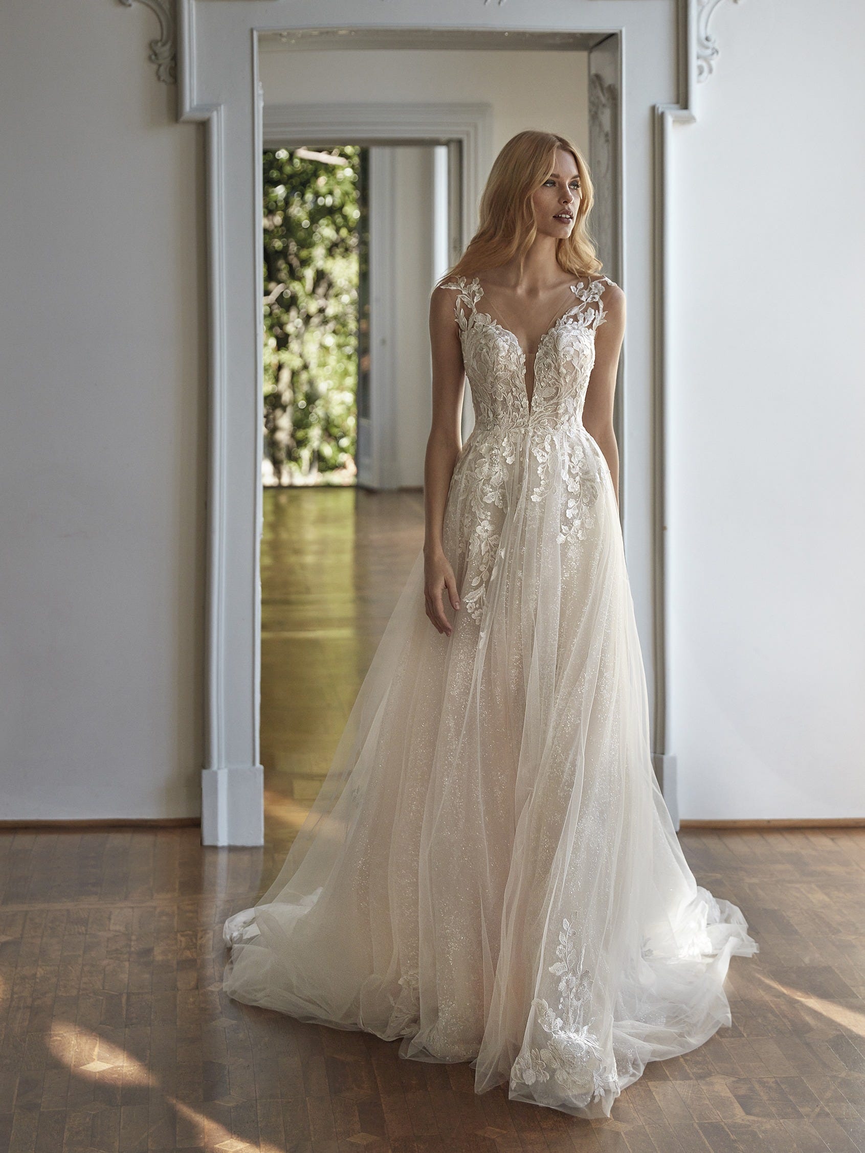 Abito sposa 2025 rosa cipria