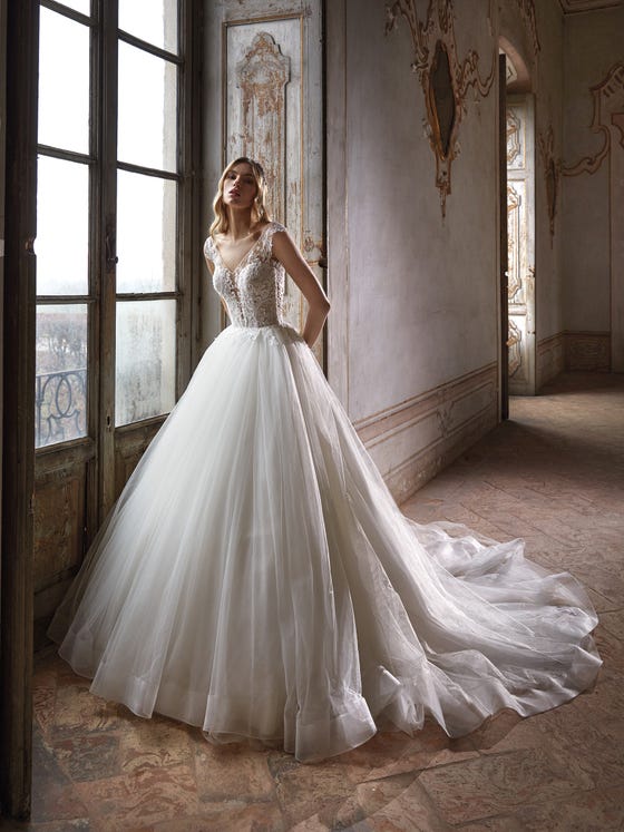 Vestidos de novia princesa: Diseños románticos | Nicole Milano