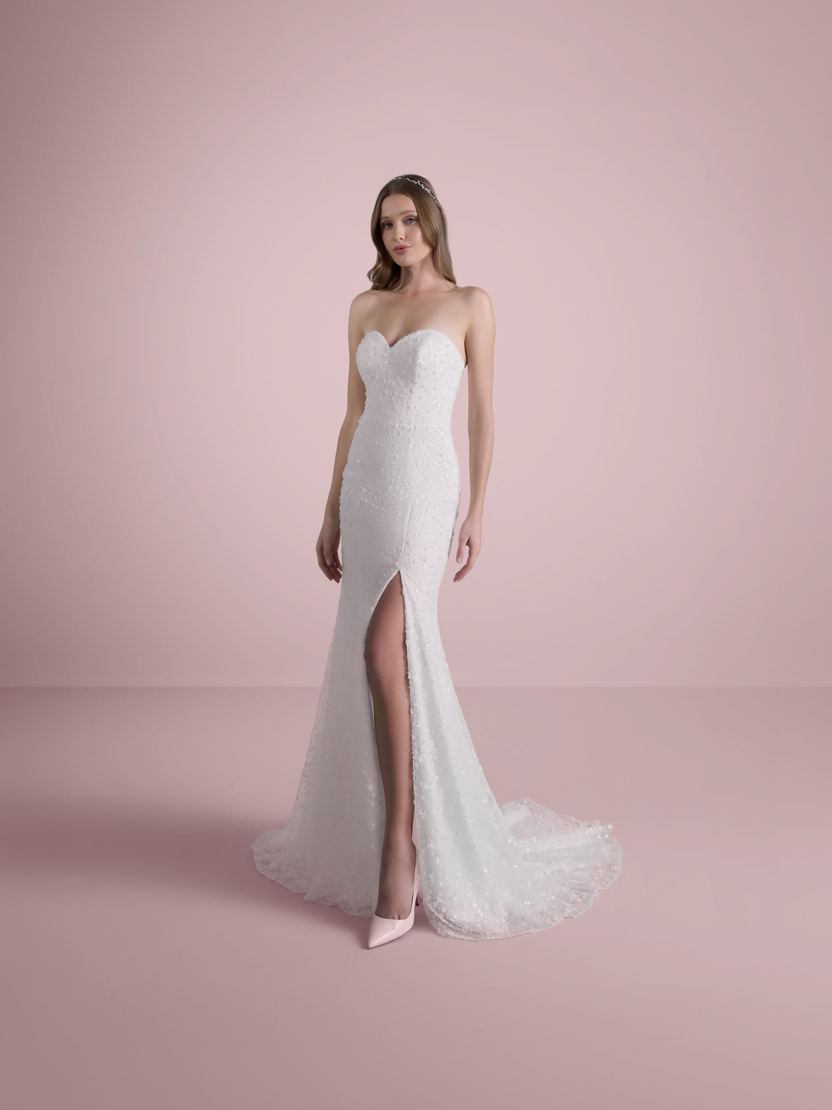 Abiti da Sposa con Scollo a Cuore Nicole Milano