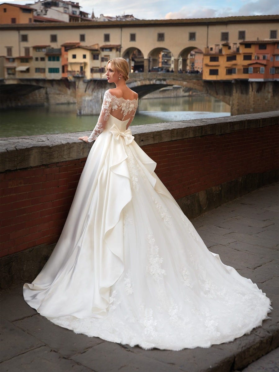 Coprispalle on sale sposa pizzo