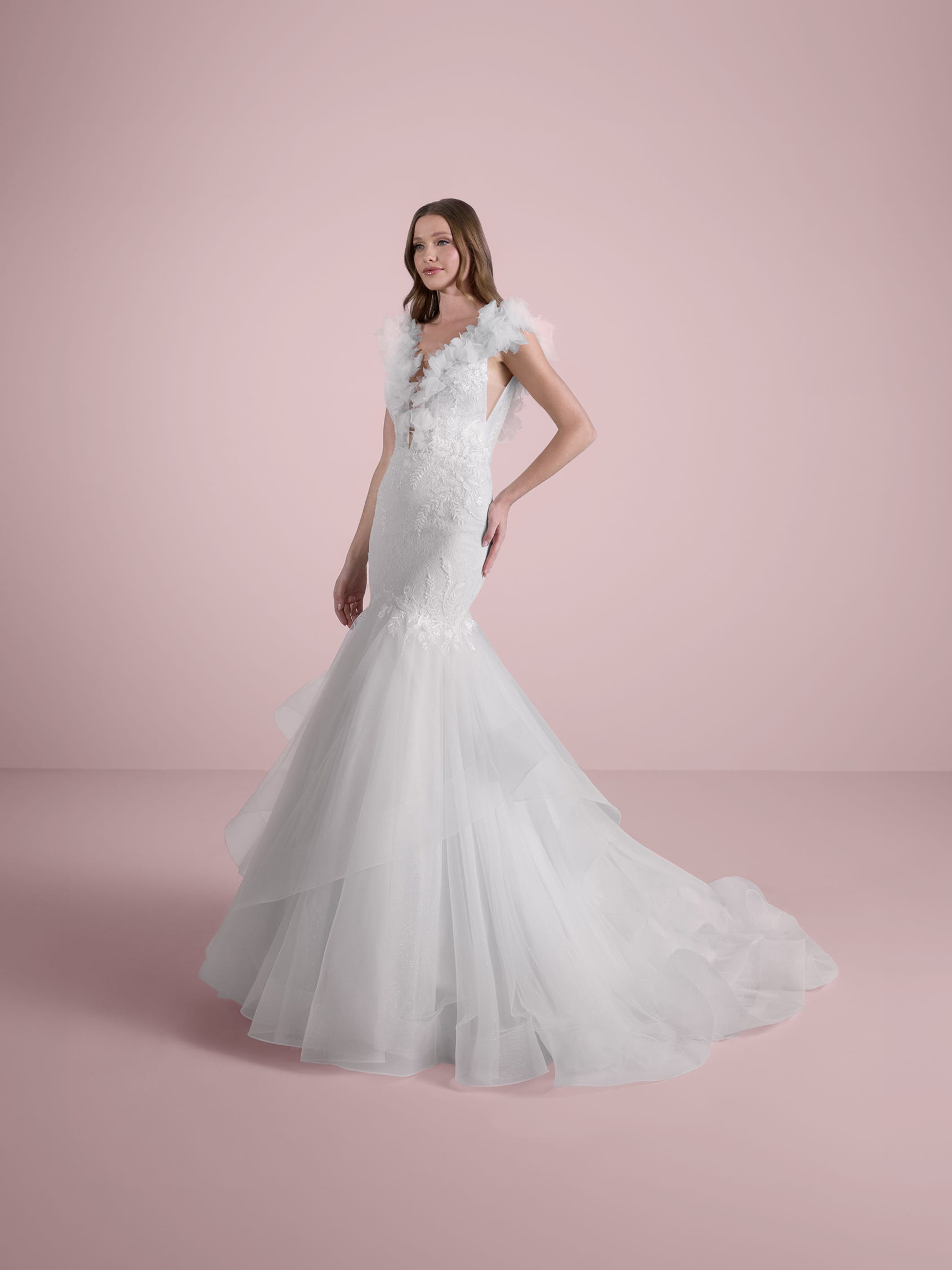 Model fashion de robe de mariée