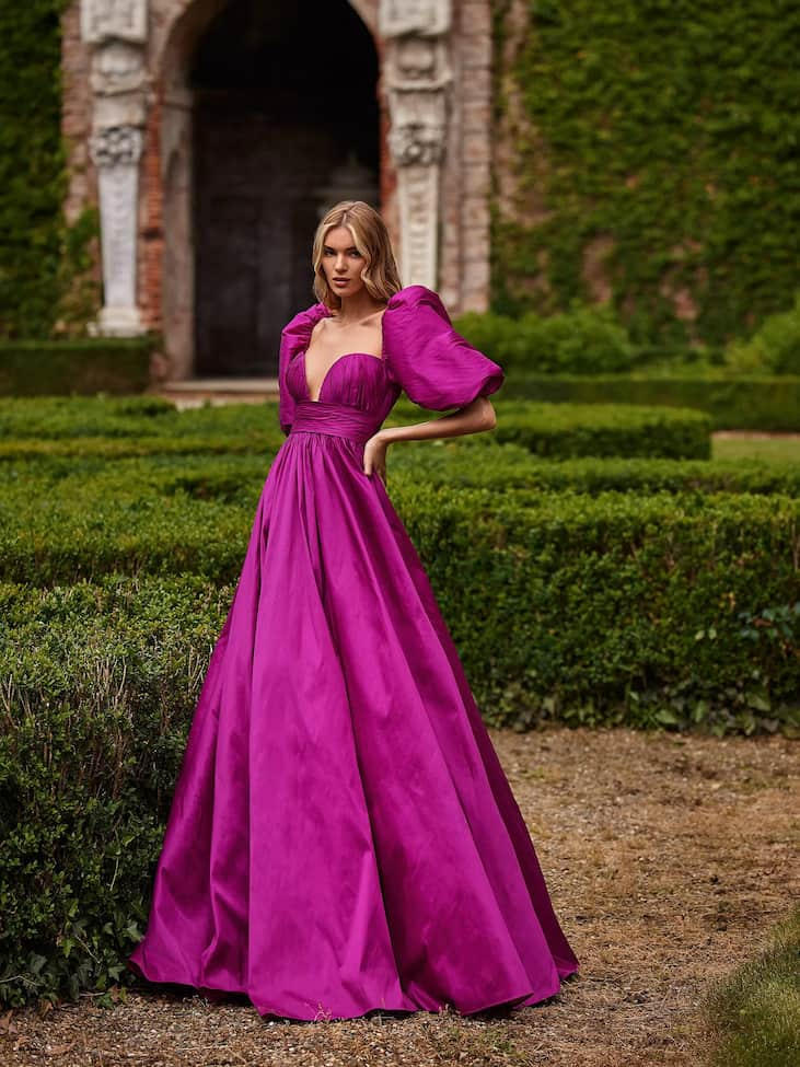 Robe colorée pour mariage sale